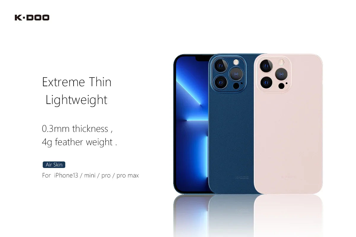 K-Doo Air Skin Apple Case Ultra-Slim | Lightweight Protection | Precision Fit