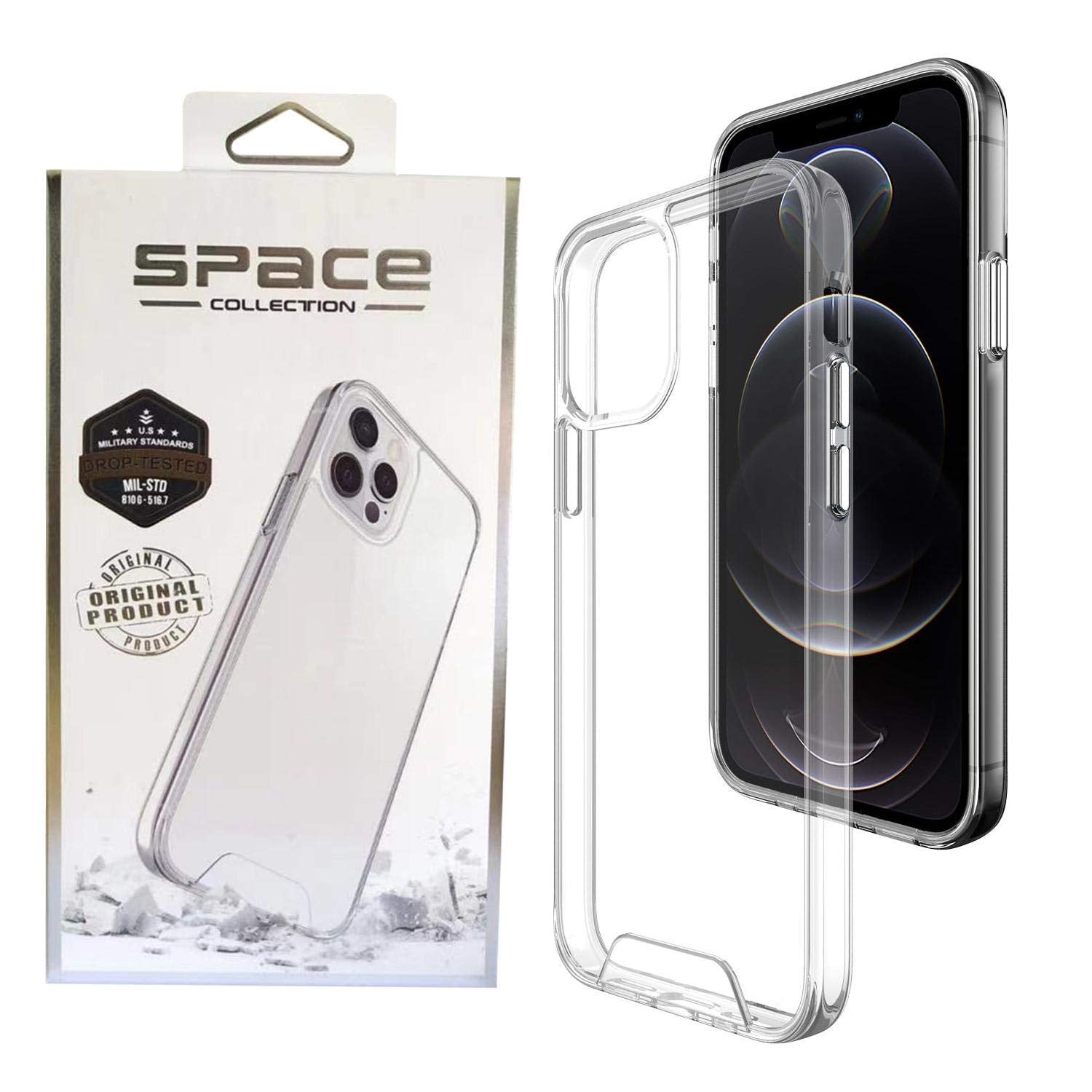 Space Hard Clear iPhone Case – Crystal Clear, Durable Back with Sleek 360° Protection