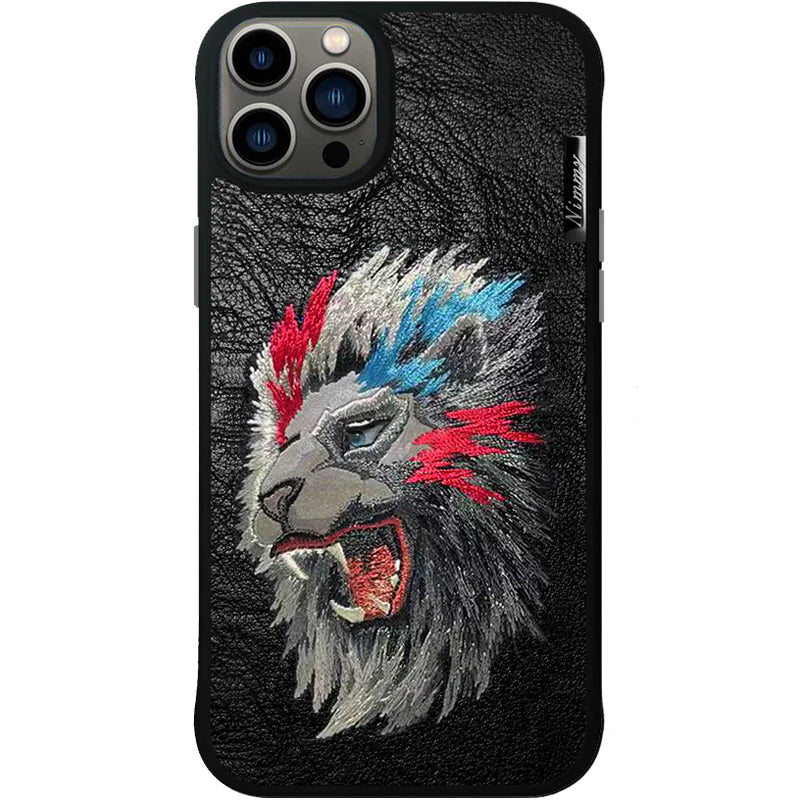 Nimmy Dazzle Fierce Embroidery Case – Reflective 3D Design with Shock Protection