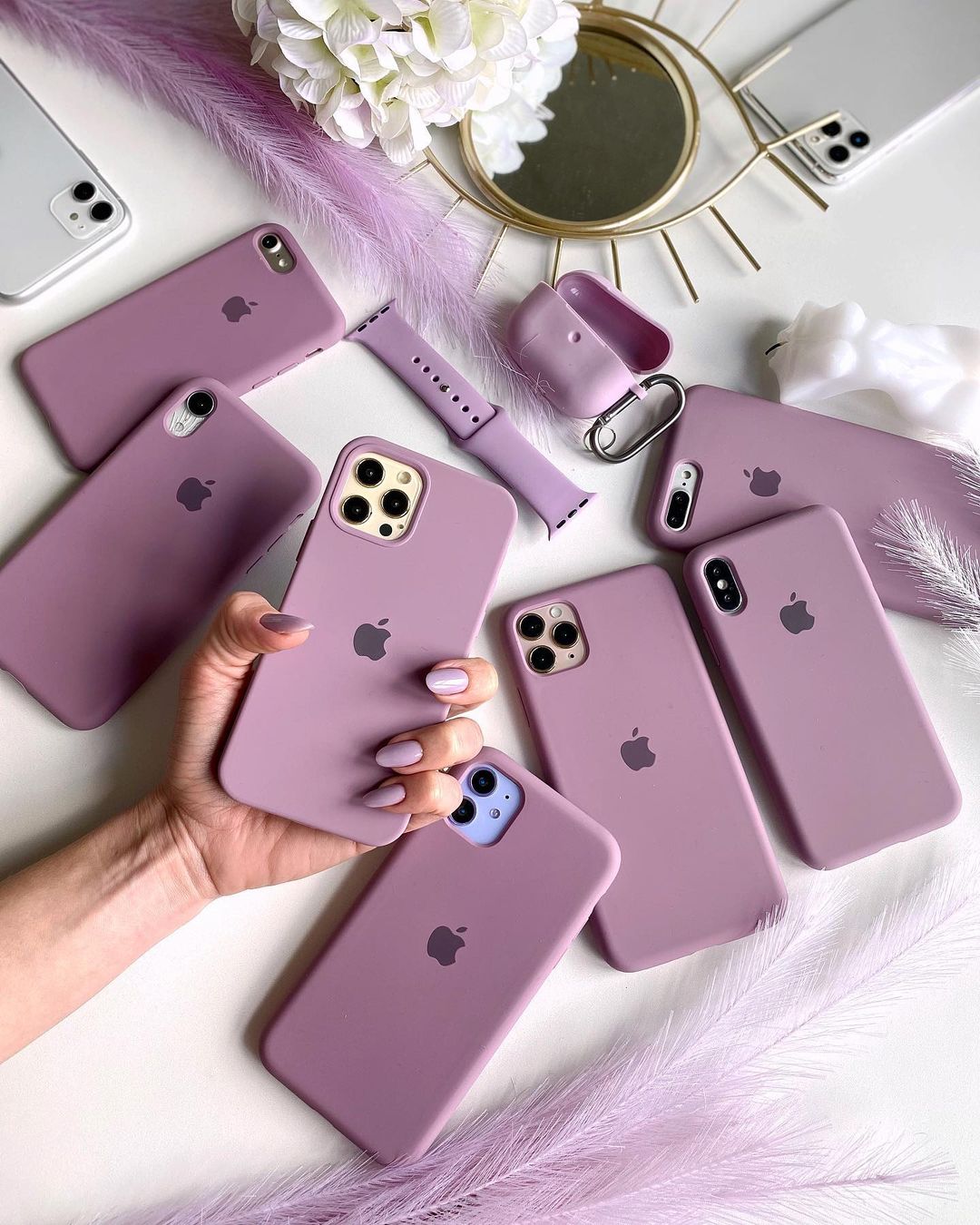 Black Currant iPhone Silicone Case – Bold, Slim Fit with 360° Protection