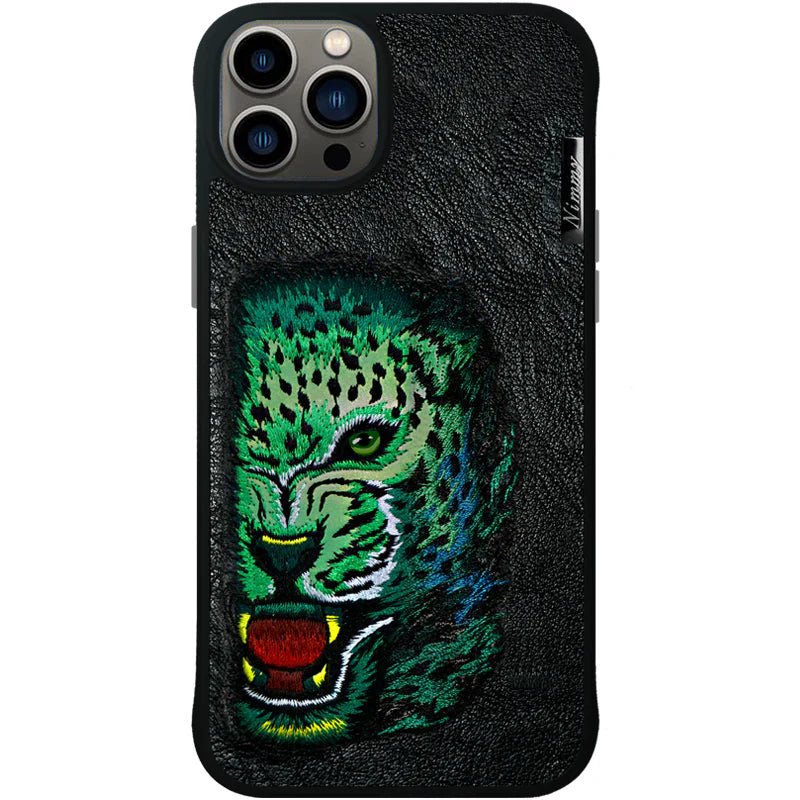 Nimmy Dazzle Fierce Embroidery Case – Reflective 3D Design with Shock Protection