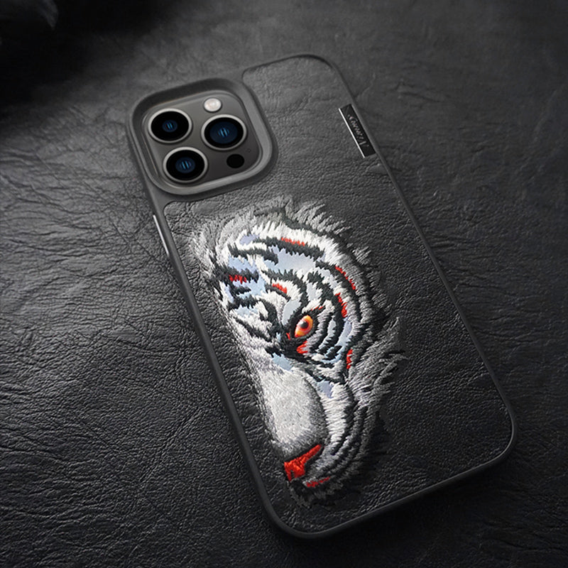 Nimmy Dazzle Fierce Embroidery Case – Reflective 3D Design with Shock Protection