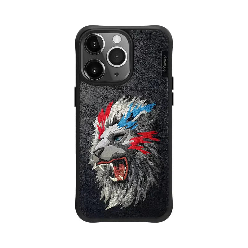 Nimmy Dazzle Fierce Embroidery Case – Reflective 3D Design with Shock Protection