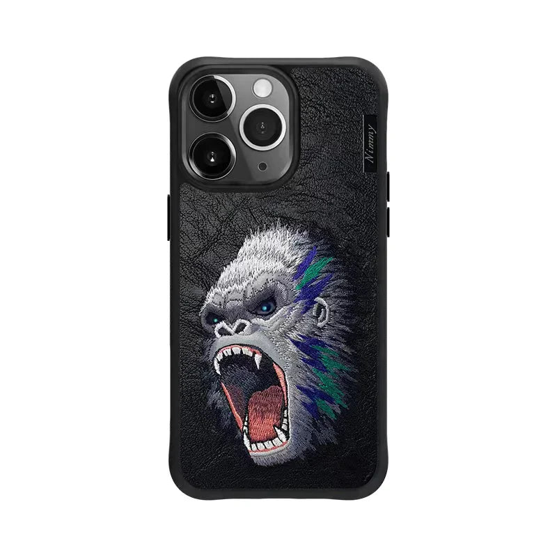 Nimmy Dazzle Fierce Embroidery Case – Reflective 3D Design with Shock Protection