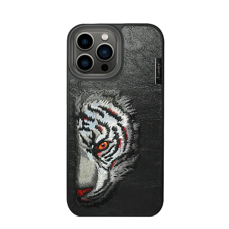 Nimmy Dazzle Fierce Embroidery Case – Reflective 3D Design with Shock Protection