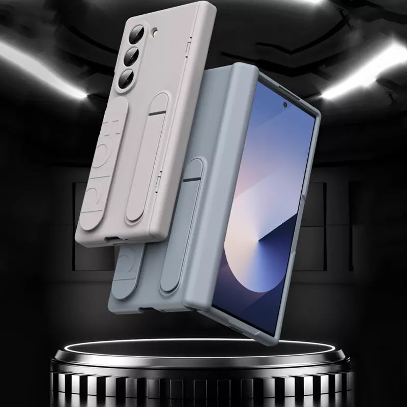 Samsung Galaxy Z Fold Wristband Strap Case with Stand Dual Function | Stylish Protection | Ultimate Convenience