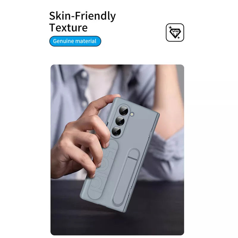 Samsung Galaxy Z Fold Wristband Strap Case with Stand Dual Function | Stylish Protection | Ultimate Convenience