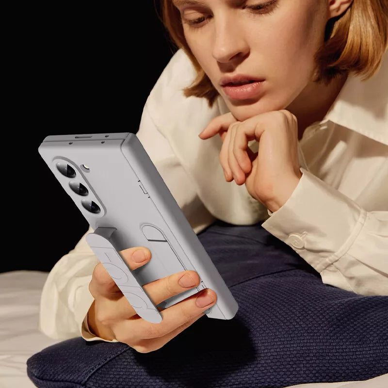 Samsung Galaxy Z Fold Wristband Strap Case with Stand Dual Function | Stylish Protection | Ultimate Convenience