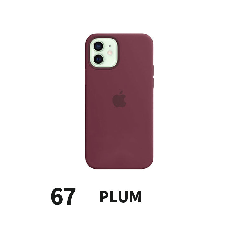 iPhone Silicone Case (Plum) Soft Touch | Premium Protection | Stylish Comfort