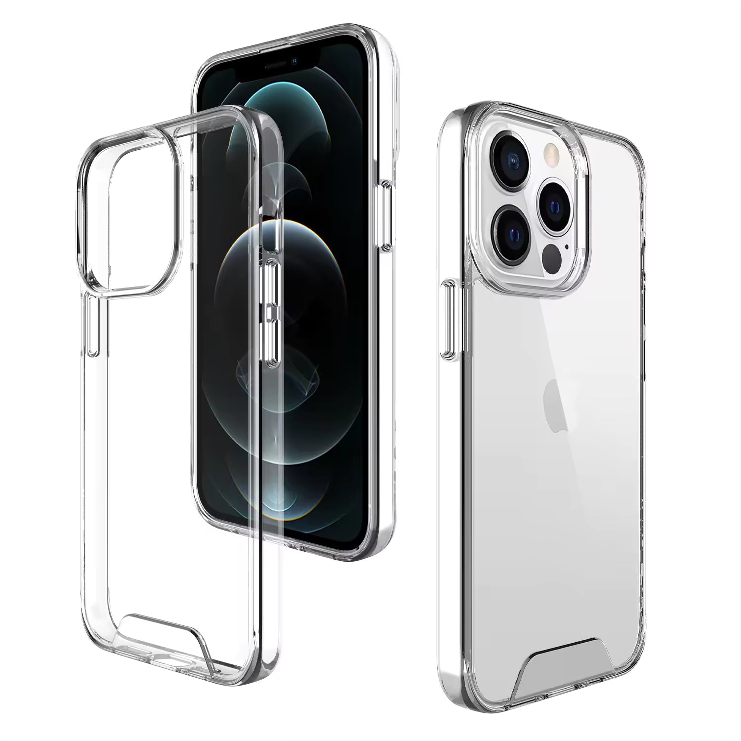 Space Hard Clear iPhone Case – Crystal Clear, Durable Back with Sleek 360° Protection