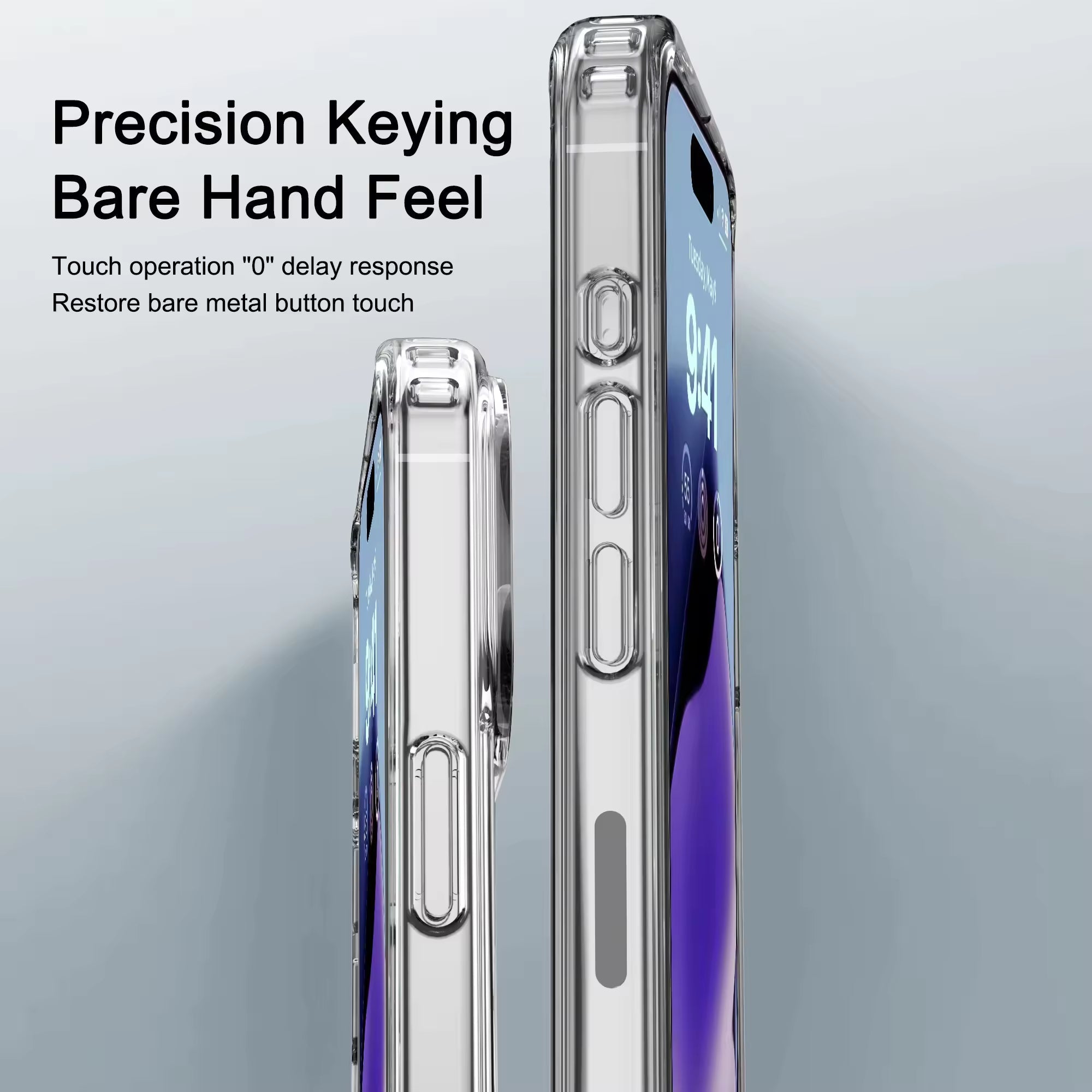 Space Hard Clear iPhone Case – Crystal Clear, Durable Back with Sleek 360° Protection