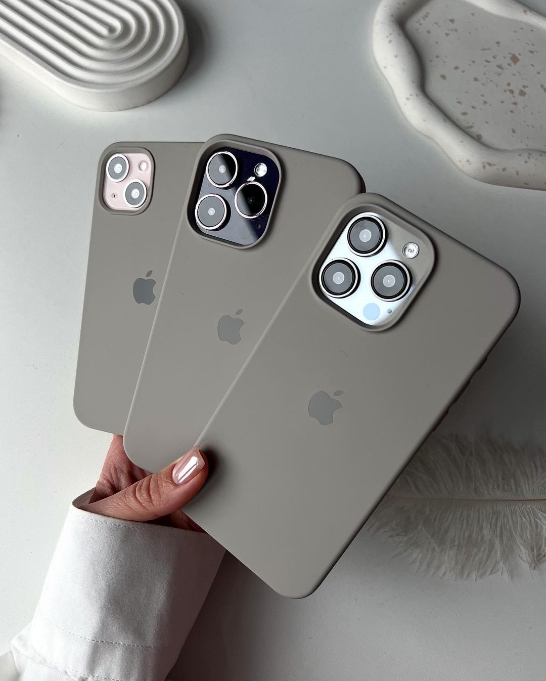 Pebble iPhone Silicone Case – Subtle, Sleek Design with Full Protection