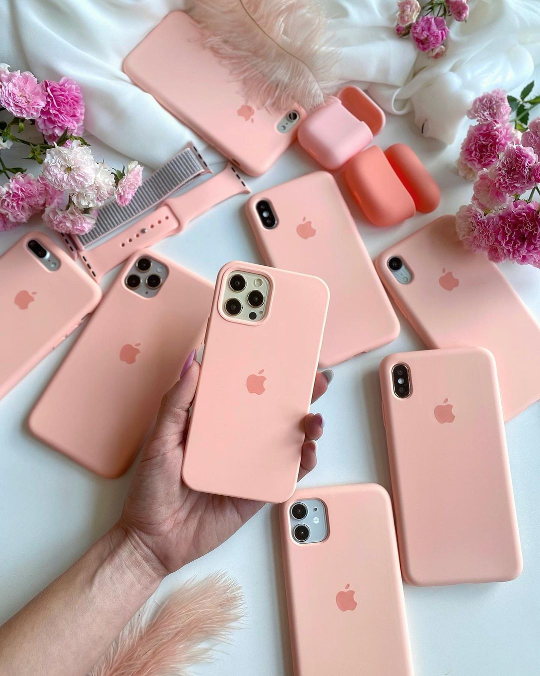 Grapefruit iPhone Silicone Case – Vibrant, Slim Design with 360° Protection
