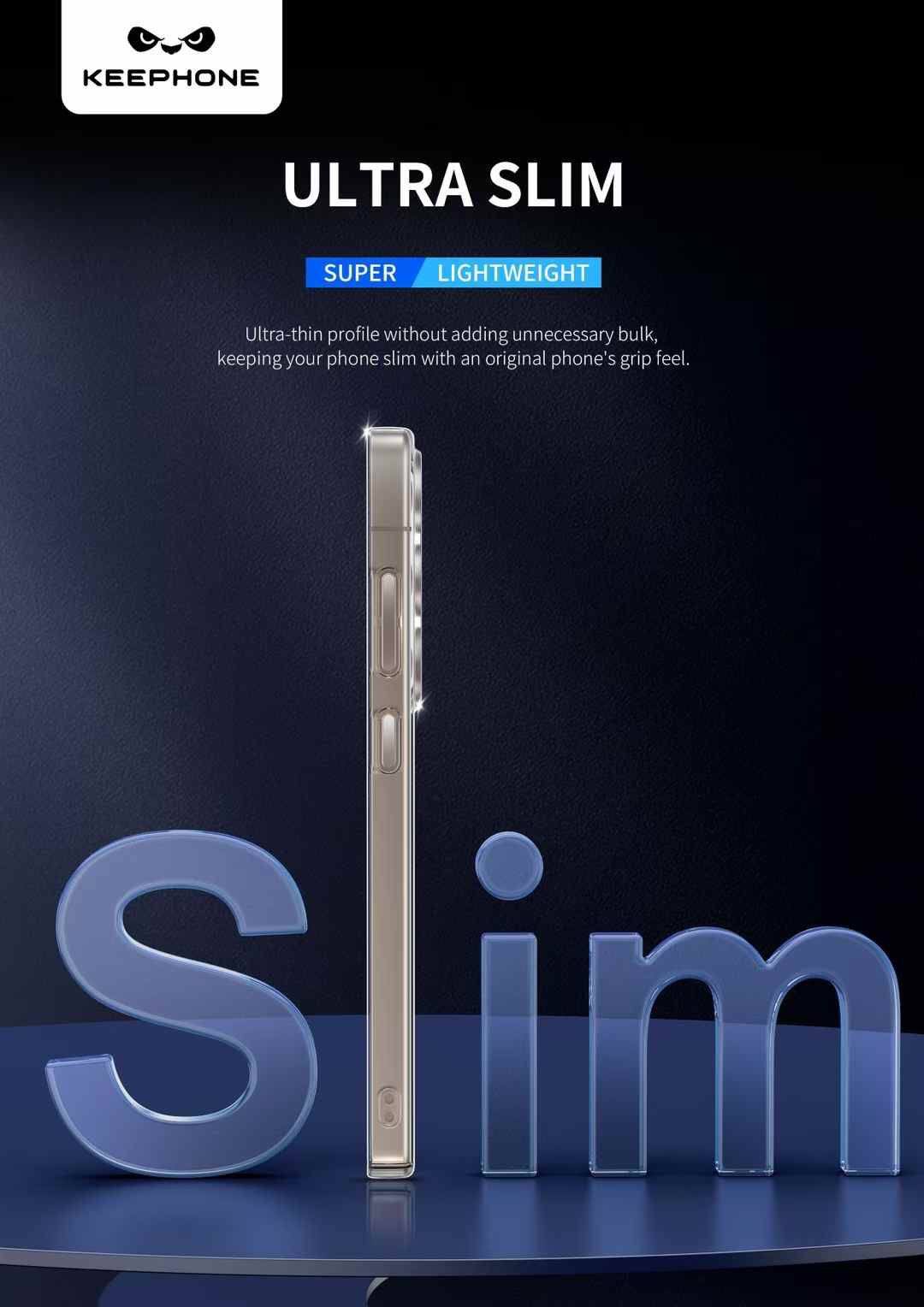 KEEPHONE Crystal Clear Case – For Galaxy S25 | S25 Plus | S25 Ultra HD Clarity | Military-Grade Protection | Perfect Fit