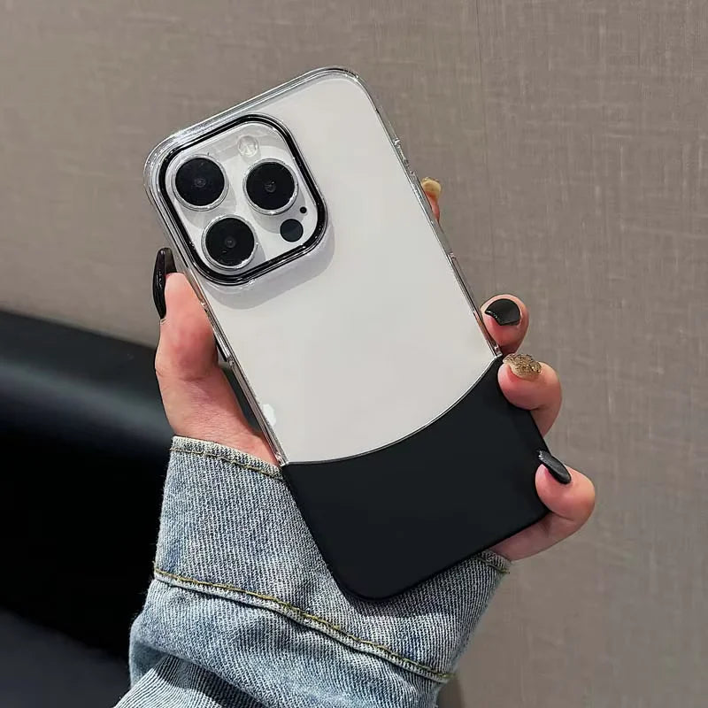 Split Transparent Premium iPhone Case Sleek Protection | Crystal Clarity | Lightweight Durability