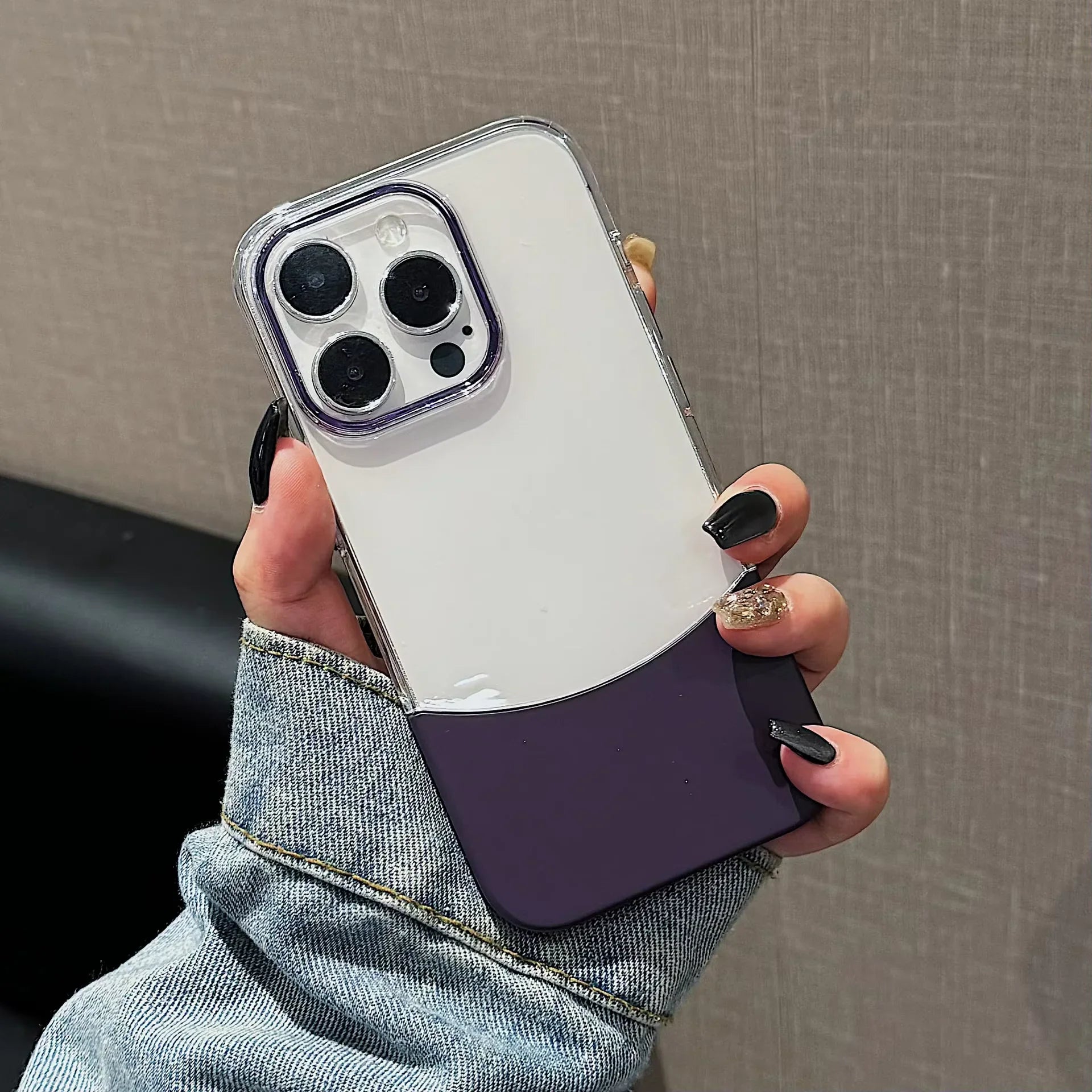 Split Transparent Premium iPhone Case Sleek Protection | Crystal Clarity | Lightweight Durability