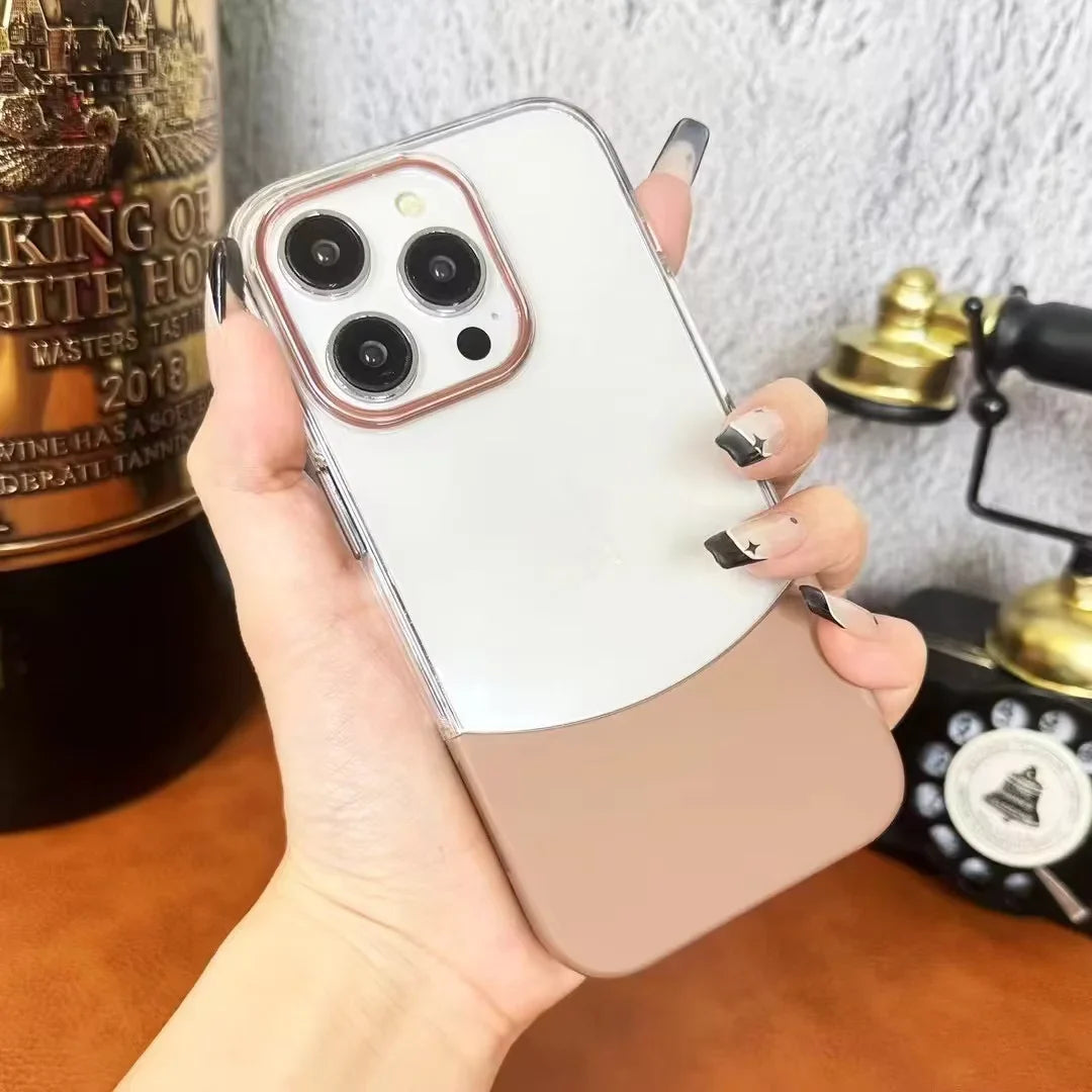 Split Transparent Premium iPhone Case Sleek Protection | Crystal Clarity | Lightweight Durability