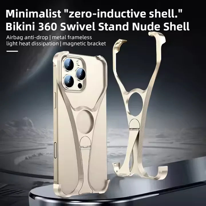 Aluminum Alloy Mobile Phone Cover for iPhone Sleek Metal Finish | Durable Protection | Modern Aesthetic