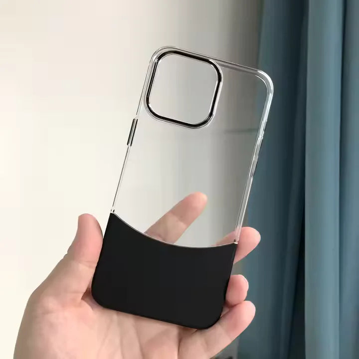 Split Transparent Premium iPhone Case Sleek Protection | Crystal Clarity | Lightweight Durability