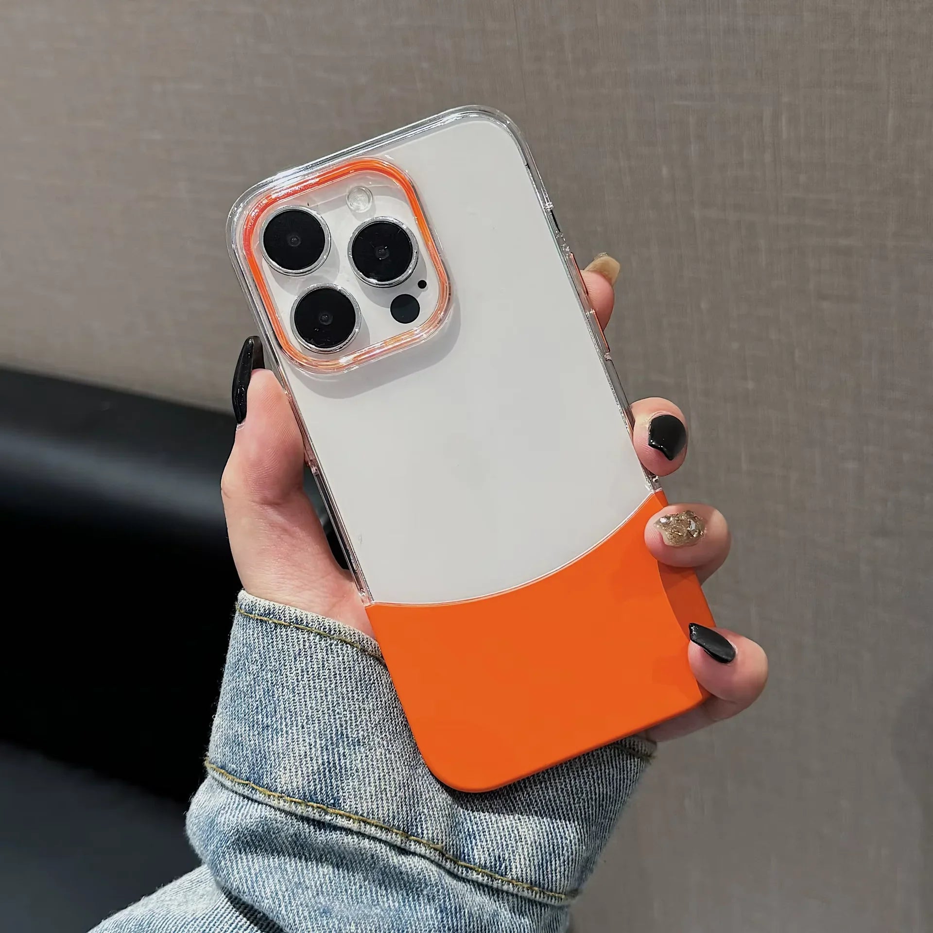 Split Transparent Premium iPhone Case Sleek Protection | Crystal Clarity | Lightweight Durability