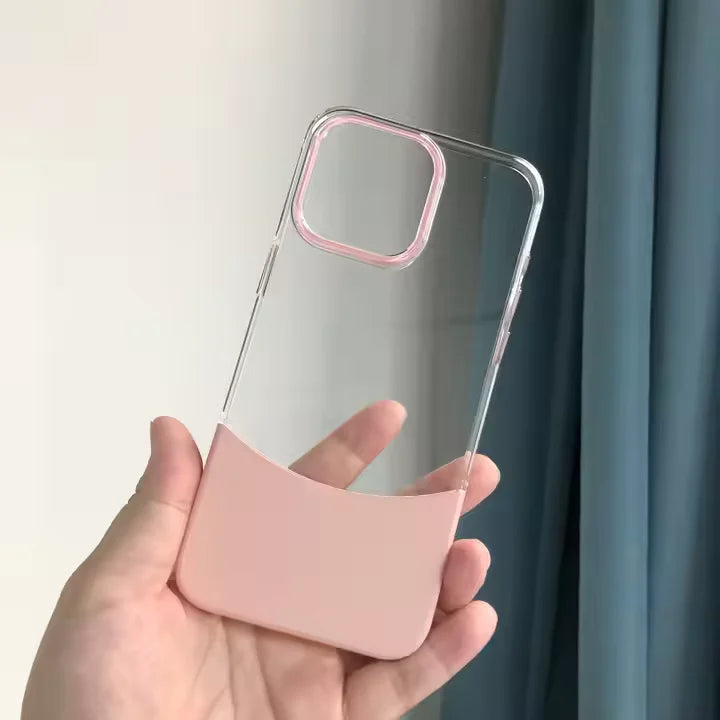 Split Transparent Premium iPhone Case Sleek Protection | Crystal Clarity | Lightweight Durability