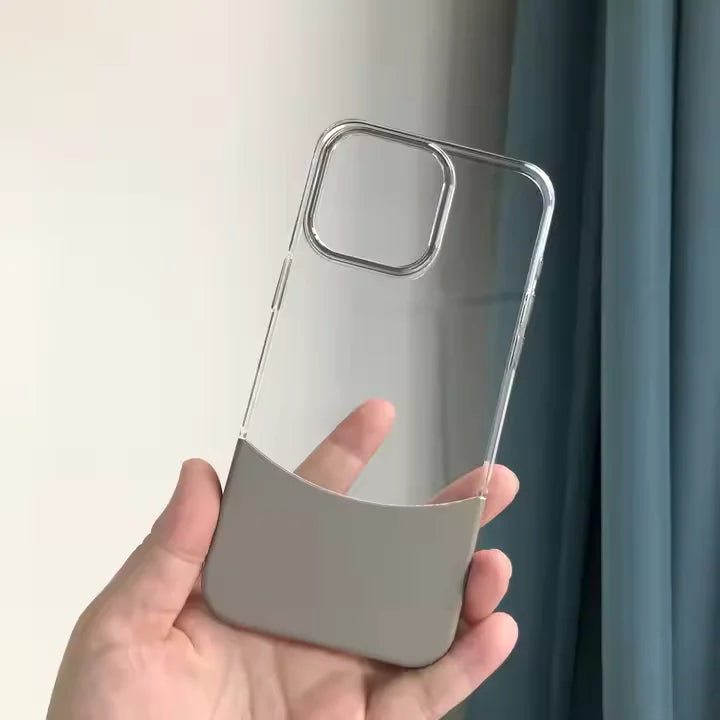 Split Transparent Premium iPhone Case Sleek Protection | Crystal Clarity | Lightweight Durability