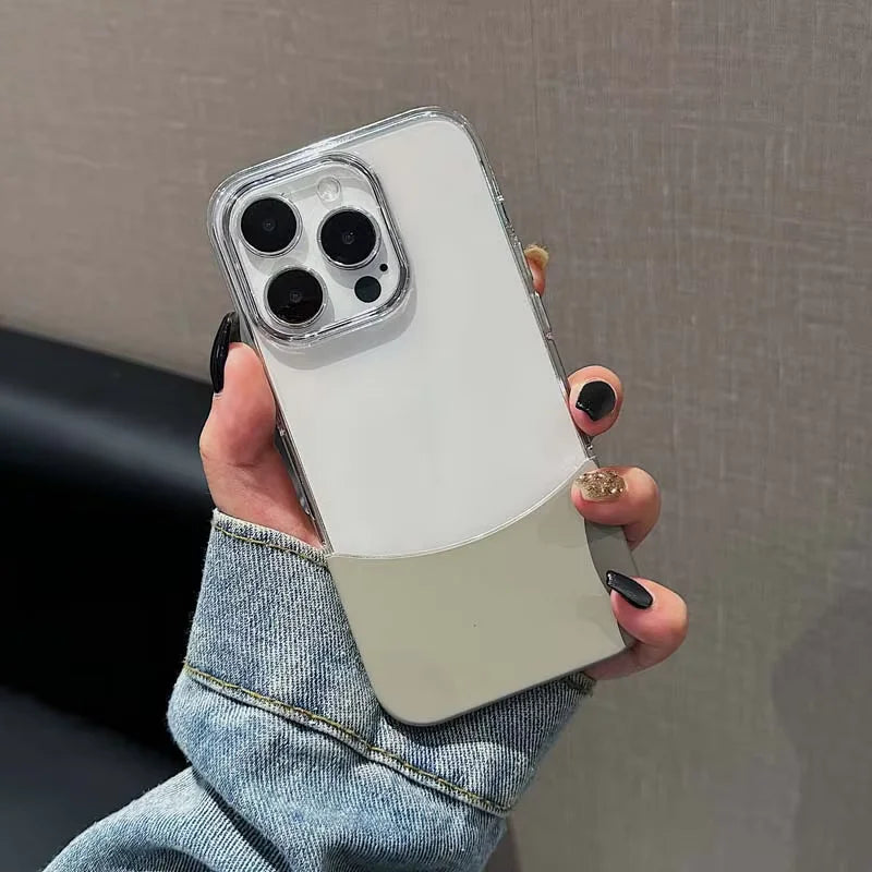 Split Transparent Premium iPhone Case Sleek Protection | Crystal Clarity | Lightweight Durability