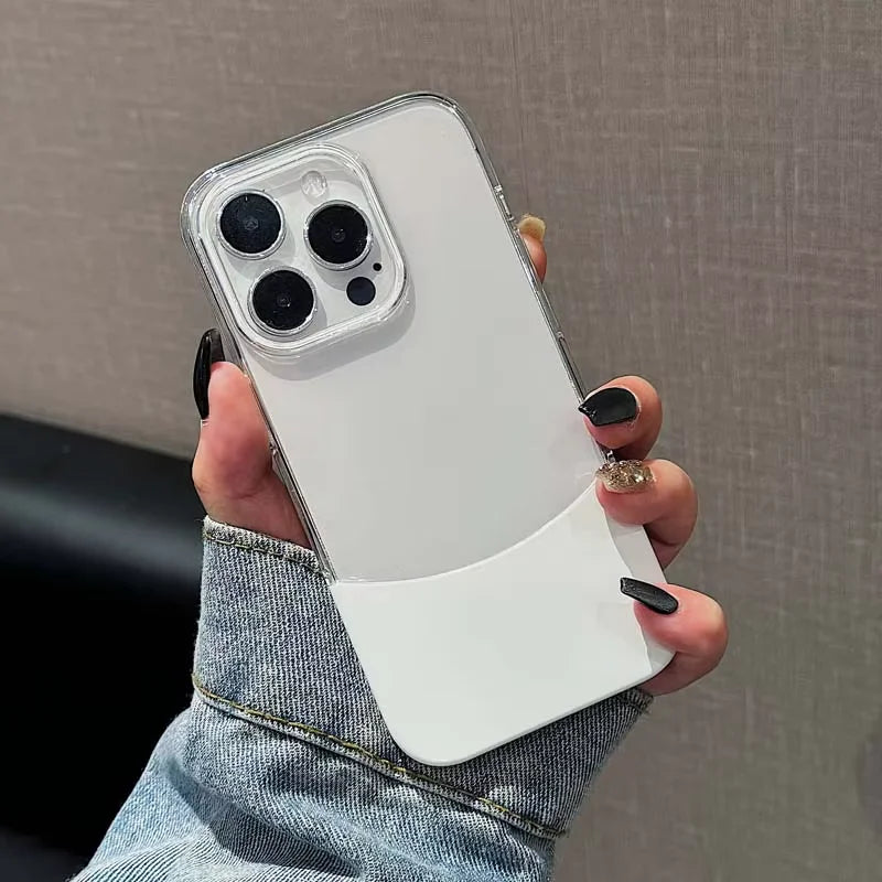 Split Transparent Premium iPhone Case Sleek Protection | Crystal Clarity | Lightweight Durability