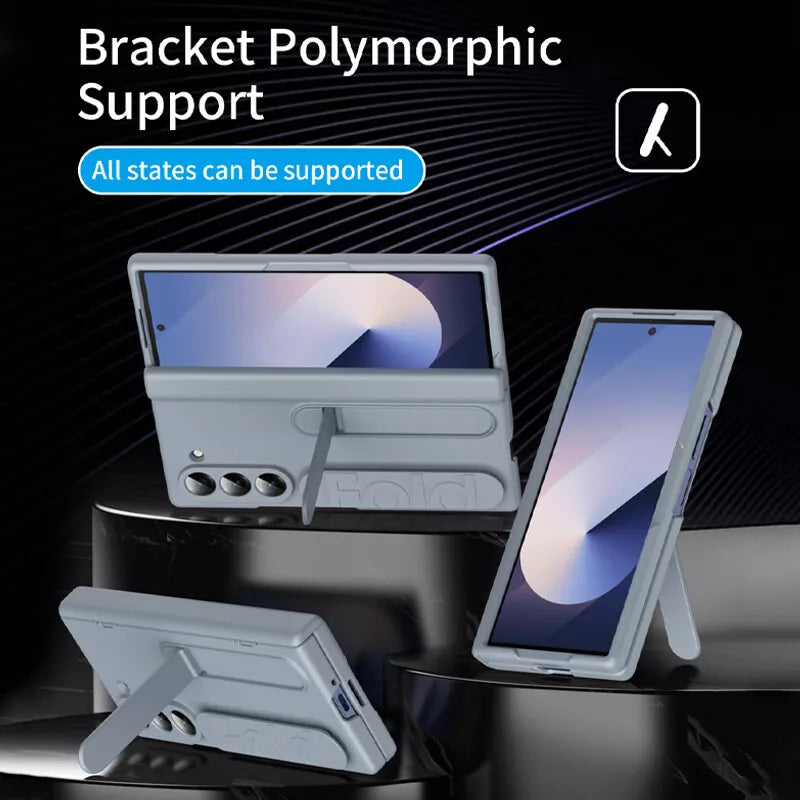 Samsung Galaxy Z Fold Wristband Strap Case with Stand Dual Function | Stylish Protection | Ultimate Convenience
